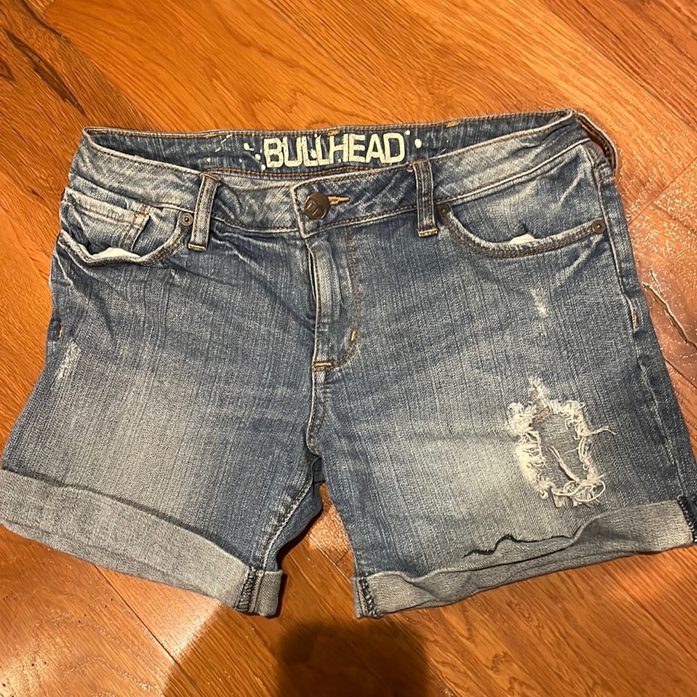 Juniors Bullhead Denim Jean Shorts Size 3